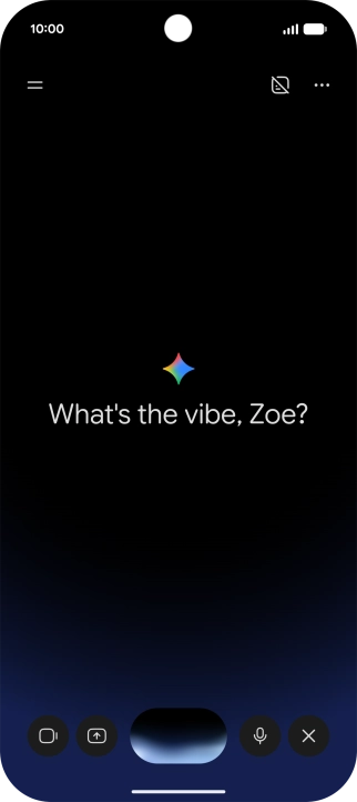 Talk to Gemini about the required topic.