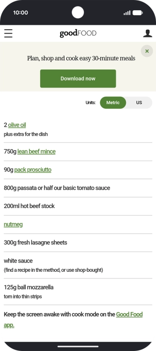 Go to the screen that you would like to translate.