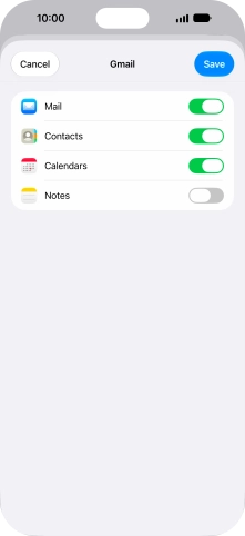 If this screen is displayed, you email account has been recognised and set up automatically. Follow the instructions on the screen to key in more information and finish setting up your email account.