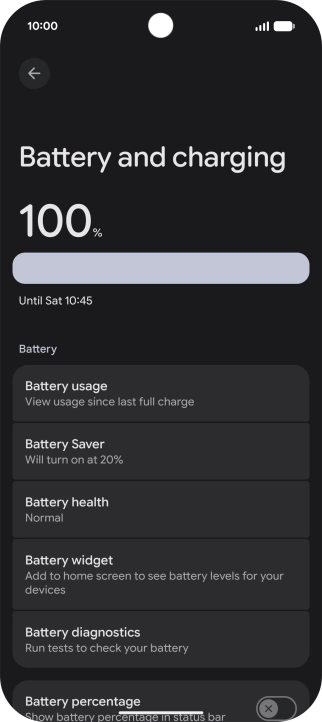 Press Battery Saver.