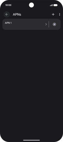 Press the add icon. Press the add icon.