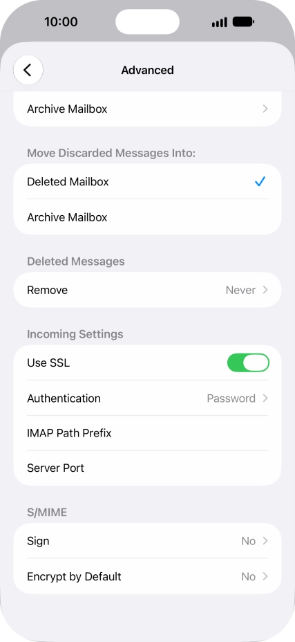 Press Authentication.