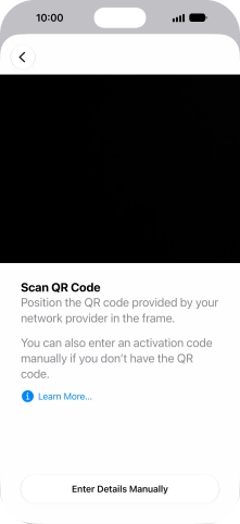 Place the QR code you've received inside the phone camera frame to scan the code. Place the QR code you've received inside the phone camera frame to scan the code.