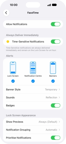 Press the indicator next to Press the indicator next to