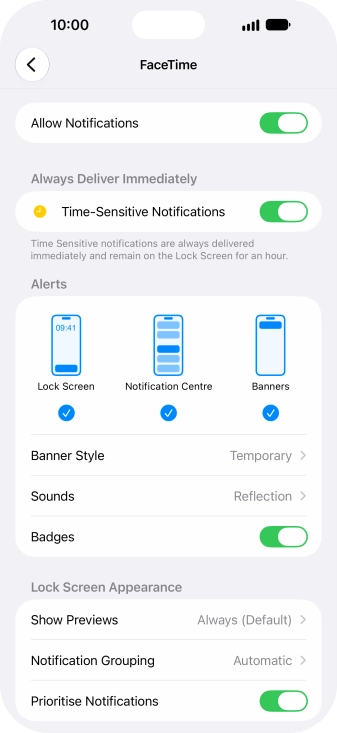 Press the indicator next to Press the indicator next to