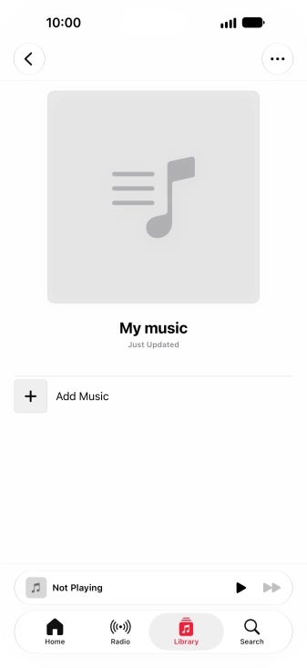 Press Add Music.