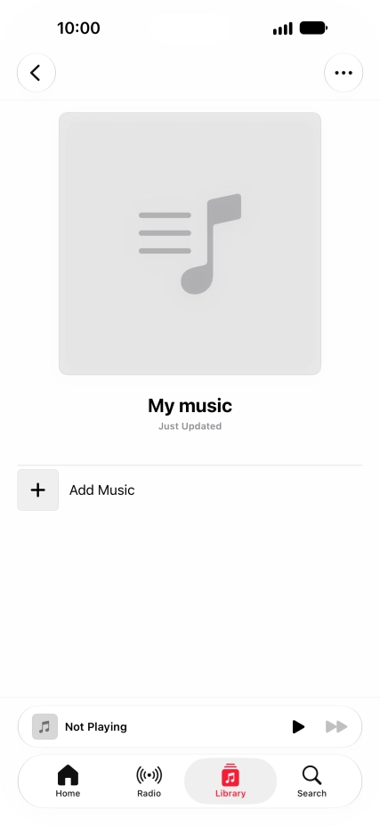 Press Add Music.