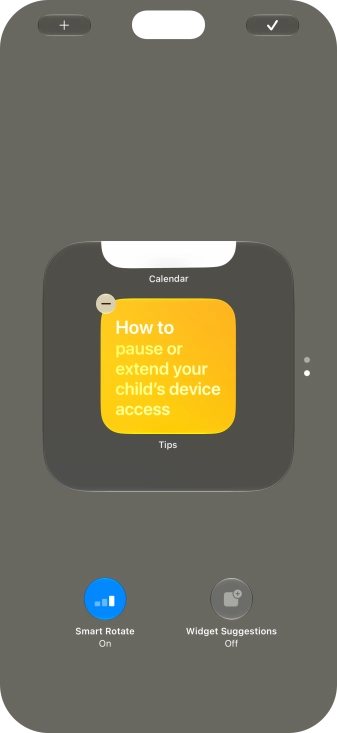Press Smart Rotate to turn the function on or off.