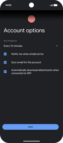 Press the drop down list below 