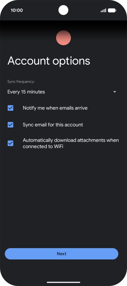 Press the drop down list below 