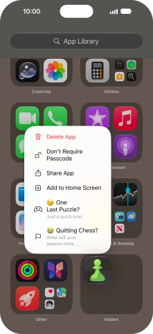 Press Don't Require Passcode.