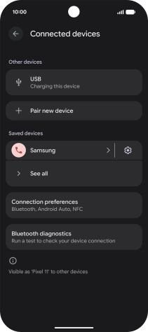 Slide your finger upwards starting from the bottom of the screen to return to the home screen.