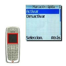Elija Activar o Desactivar y pulse Seleccion..El ajuste seleccionado se confirma en la pantalla.