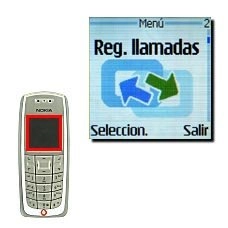 Vaya a Reg. llamadas y pulse Seleccion..
