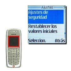 Vaya a Ajustes de seguridad y pulse Seleccion..