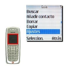 Vaya a Ajustes y pulse Seleccion..