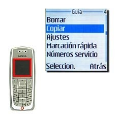 Vaya a Copiar y pulse Seleccion..
