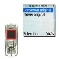 Elija Conservar original si desea copiar o elija Mover original si desea mover a la guía.