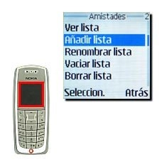 Vaya a Añadir lista y pulse Seleccion..