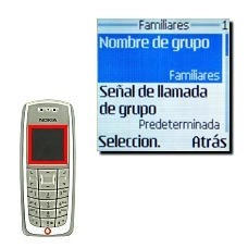 Elija uno de los ajustes siguientes:Nombre de grupo, véase 3a.