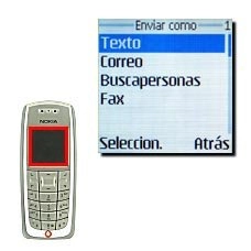 Elija Texto y pulse Seleccion..