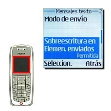 Vaya a Sobreescritura en Elemen. enviados o a Sobreescritura en buzón de entrada y pulse Seleccion..