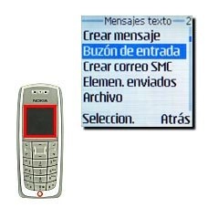 Vaya a Buzón de entrada y pulse Seleccion..