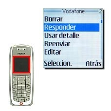 Vaya a Responder y pulse Seleccion..