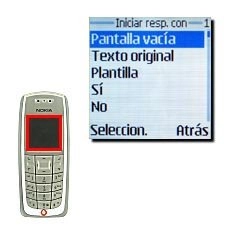 Elija una de las posibilidades siguientes:Pantalla vacía, véase 3a.