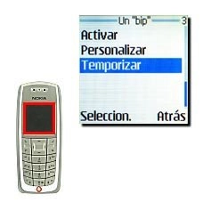 Elija Temporizar y pulse Seleccion..