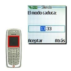 En la pantalla aparece El modo caduca:.