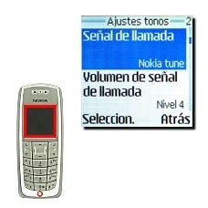Vaya a Señal de llamada y pulse Seleccion..