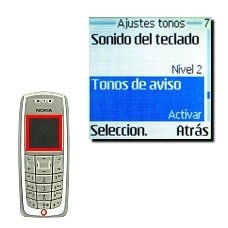Vaya a Tonos de aviso y pulse Seleccion..
