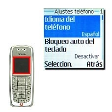 Vaya a Idioma del teléfono y pulse Seleccion..