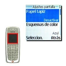 Vaya a Papel tapiz y pulse Seleccion..