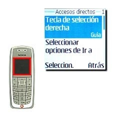 Vaya a Tecla de selección derecha y pulse Seleccion..