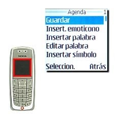 Vaya a Guardar y pulse Seleccion..