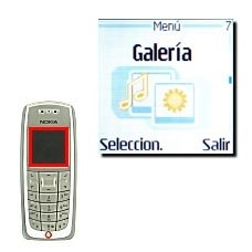 Vaya a Galería y pulse Seleccion..