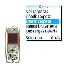 Elija Borrar carpeta y pulse Seleccion..