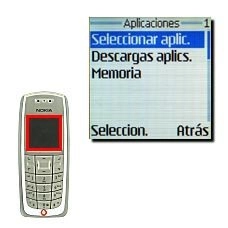 Vaya a Seleccionar aplic. y pulse Seleccion..