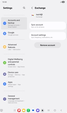 Press Remove account. Press Remove account.