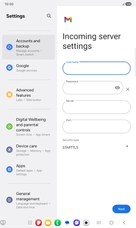 Press the field below Press the field below