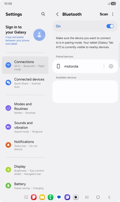 Press the Home key to return to the home screen. Press the Home key to return to the home screen.