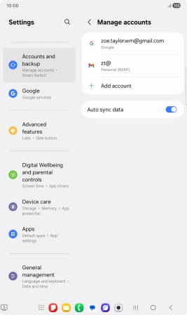 Press the Home key to return to the home screen. Press the Home key to return to the home screen.