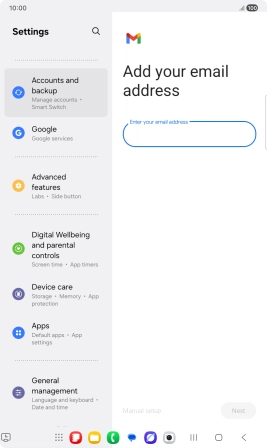 Press the field below Press the field below