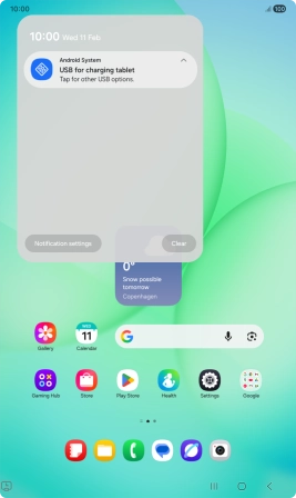 Press Tap for other USB options.. Press Tap for other USB options..