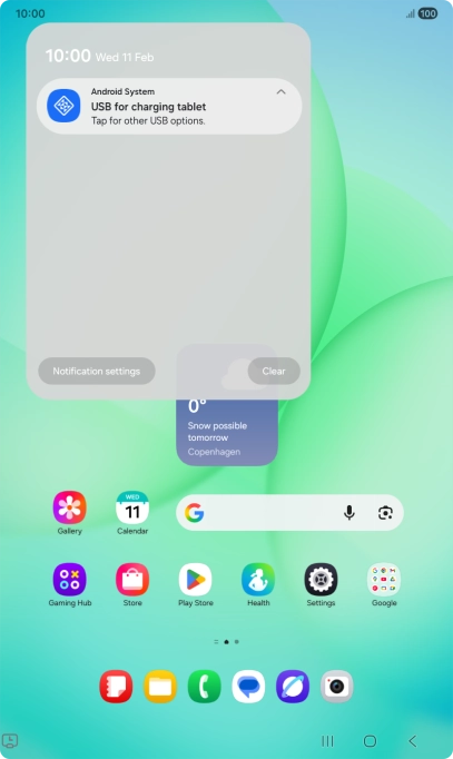 Press Tap for other USB options.. Press Tap for other USB options..