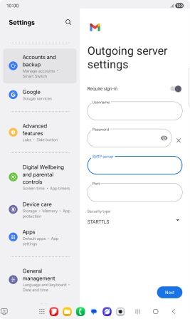 Press the field below Press the field below