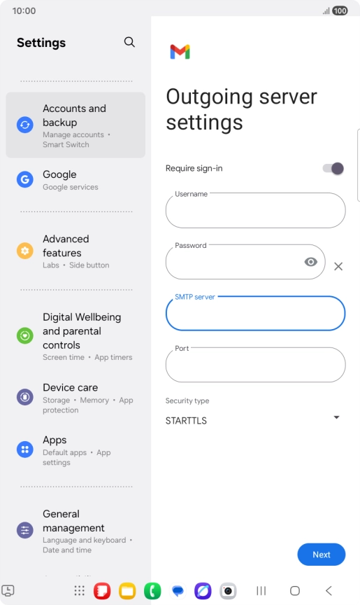 Press the field below Press the field below