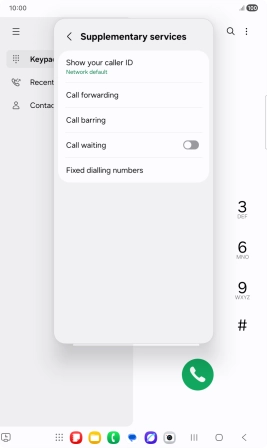 Press Fixed dialling numbers.